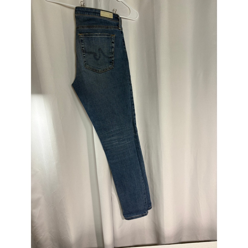 AG Adriano Goldschmied Middi Ankle Jeans Mid Rise Legging Ankle 30R Blue WC0024